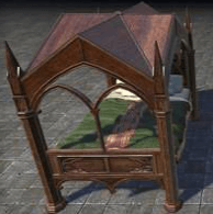 Alinor Bed, Canopy Full - Eso Items