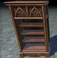 Alinor Bookshelf, Polished - Eso Items